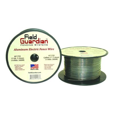 Field Guardian 1/4 Mile x 90 lb. Aluminum Fence Wire, 17 Gauge