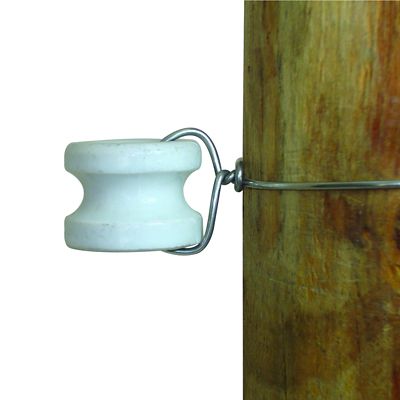 Image showing  Porcelain Donut Insulators, 10-Pack