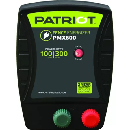 Patriot PMX600 Fence Energizer 6.0 Joules Electric Fence Tools & Accessories