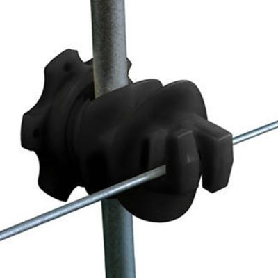 Image showing  Rod Post Insulators, Black, 25 pk.