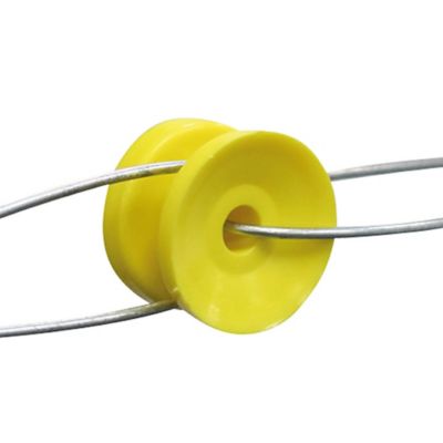 Patriot Corner Bobbin Insulators, Yellow, 10 pk.