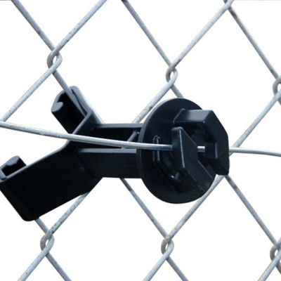 Patriot Chain Link Insulators, Black, 25 pk.