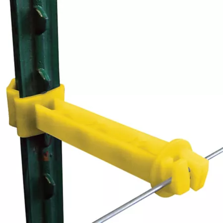 Field Guardian Patriot 5 in Front T-Post Extensions Yellow 10-Pack. Electric Fence Insulators