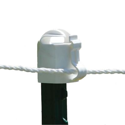 Image showing  T-Post Toppers, White, 10-Pack