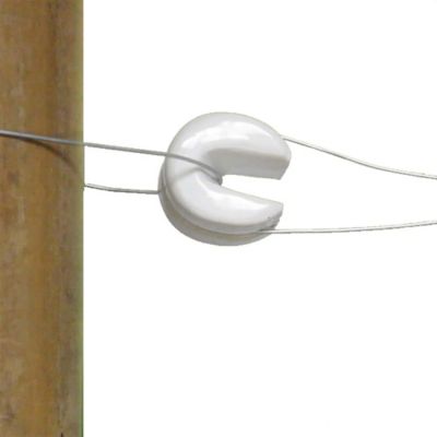 Image showing  Heavy-Duty U Porcelain Insulators, 10-Pack