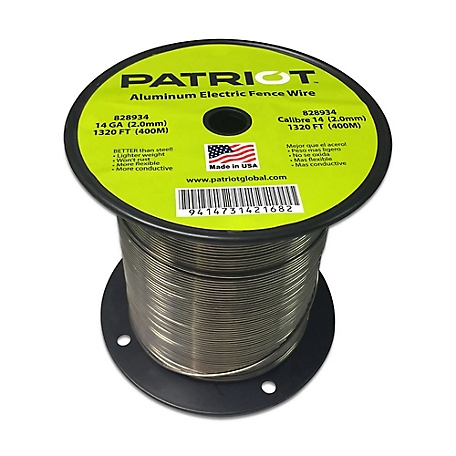 Aluminum 14g Fence Wire, 1320