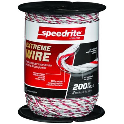 Speedrite 660 ft. x 125 lb. Extreme Fence Wire, White