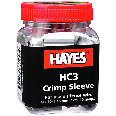 Hayes 10 to 12 Gauge HC3 Wire Crimps, 50V