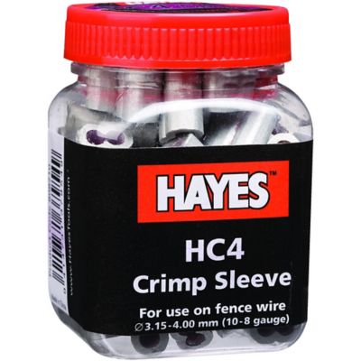Hayes 8 to 9 Gauge HC4 Wire Crimps, 50V