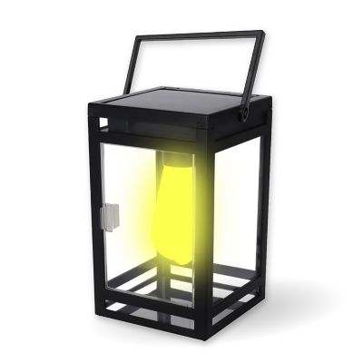 Techko Outdoor Solar Portable Lantern with Edison Bulb LED Contemporary Design with incl. Mounting Kit