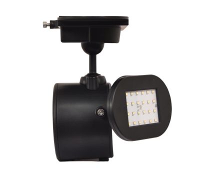 Image showing  Outdoor Solar Security Wall Light Dual Spotlight White LED