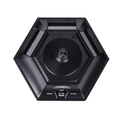 Image showing 9 th Techko 14.97 in. Solar-Powered Outdoor LED Classic Wall Pillar Light with Wall Mount Kit, Yellow/White LED