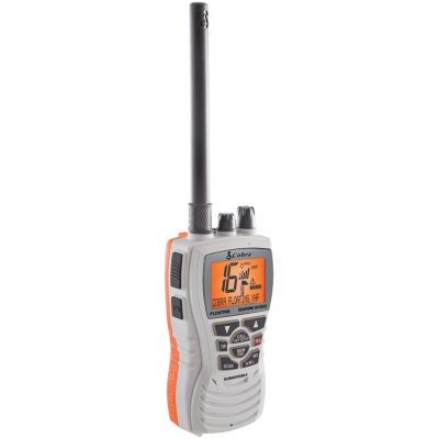 Cobra Marine 6 Watt Floating VHF Radio, White