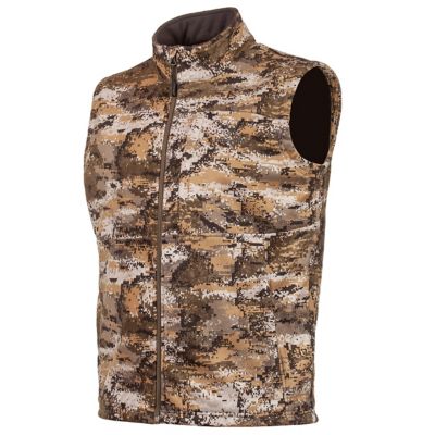 Huntworth Men's Elkins Midweight Soft Shell Vest with Waffle Fleece Interior