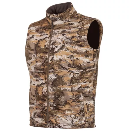 Huntworth Elkins Men's Midweight Softshell Vest with Waffle Fleece Interior Hunting Vests