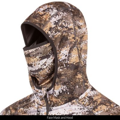 Image showing 5 th Huntworth Men's Shelton Performance 1/2-Zip Hoodie with Face Mask
