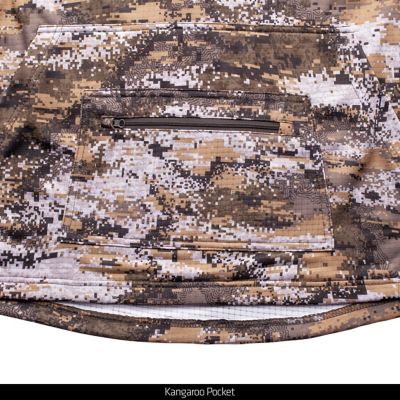 Image showing 6 th Huntworth Men's Shelton Performance 1/2-Zip Hoodie with Face Mask