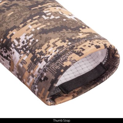 Image showing 7 th Huntworth Men's Shelton Performance 1/2-Zip Hoodie with Face Mask