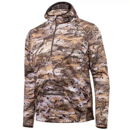 Huntworth Shelton Performance Men's 1/2-Zip Hoodie with Mask Big & Tall Coats & Jackets