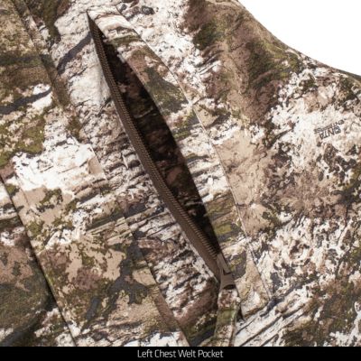 Image showing  Men's Waterproof Fairbanks Heavyweight Sherpa-Lined Tarnen Camo Bib Overalls