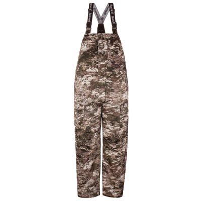 Huntworth Men's Fairbanks Heavyweight Waterproof Sherpa-Lined Bib Overalls, Tarnen Camo