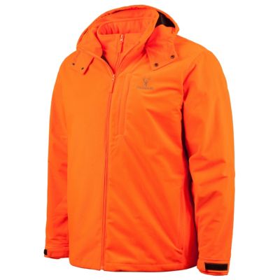 Huntworth Men's Huntington Heavyweight 3-in-1 Waterproof Tricot Jacket, Blaze -  E-9364-BZ-XL