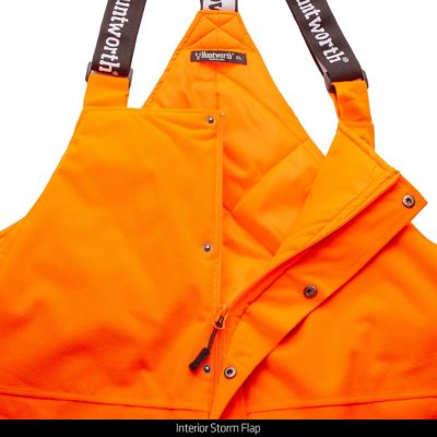 Image showing  Men's Kittery Heavyweight Waterproof Lined Tricot Bib Overalls, Blaze