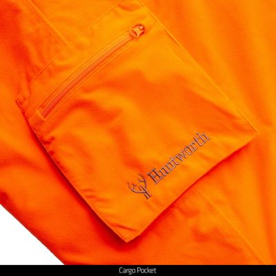Image showing  Men's Kittery Heavyweight Waterproof Lined Tricot Bib Overalls, Blaze