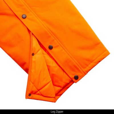 Image showing  Men's Kittery Heavyweight Waterproof Lined Tricot Bib Overalls, Blaze