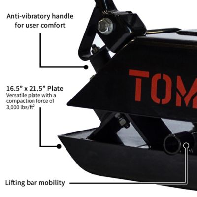 Image showing  6 HP Vibratory Plate Compactor Tamper with Kohler Engine