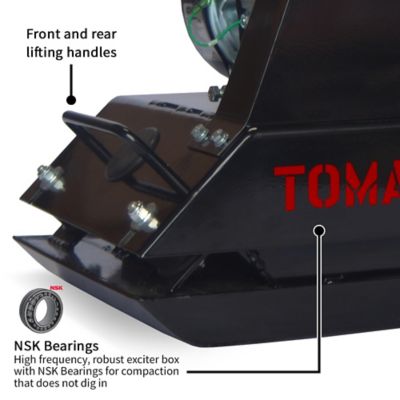 Image showing  6 HP Vibratory Plate Compactor Tamper with Kohler Engine