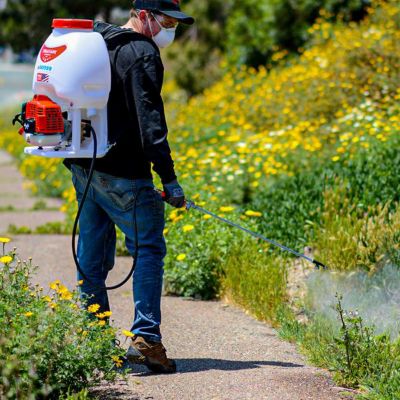 Image showing  5 gal. Gas-Powered Backpack Sprayer for Mosquito Pesticides