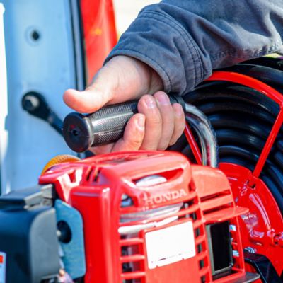 Image showing  50 gal. Capacity 1.3 HP Barrel-Mount Skid Sprayer with Honda GX35