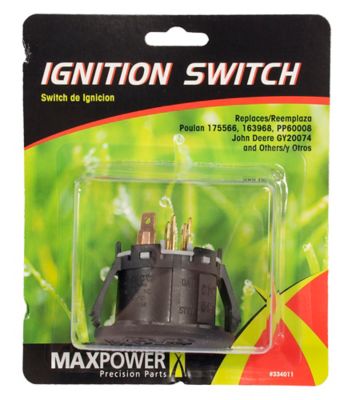 Image showing  Ignition Switch for Poulan, John Deere, MTD, Murray & May Other Brands, OEM # 175566, 163968, PP60008, GY20074