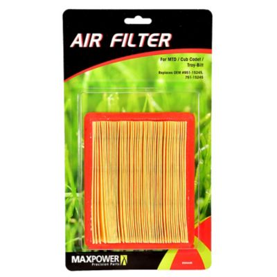 Image showing  334420 Air Filter for MTD, Cub Cadet, Troy-Bilt Mowers Replaces OEM #951-15245, 751-15245, 334420