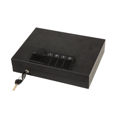 SureLock Security 1 Handgun QuickTouch Series 100 E-Lock Pistol Safe, Black