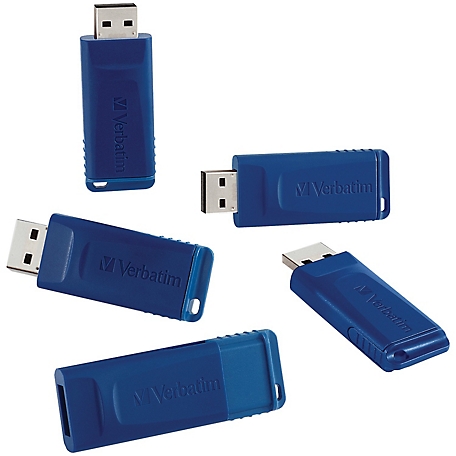 Verbatim USB Flash Drives, 5-Pack