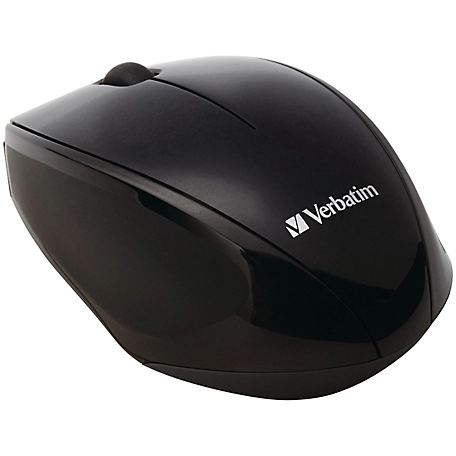 Verbatim Wireless Multi-Trac Blue LED Optical Mouse, Black
