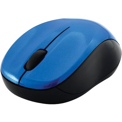 Verbatim Silent Wireless Blue-LED Mouse, Blue/Black