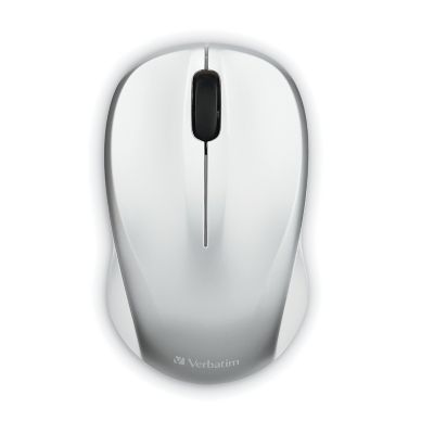 Image showing  Silent Wireless Blue-LED Mouse, Silver