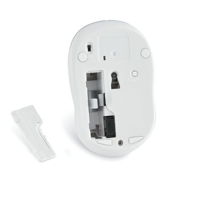 Image showing  Silent Wireless Blue-LED Mouse, Silver