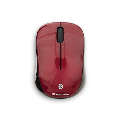Verbatim Bluetooth Wireless Tablet Multi-Trac Blue LED Mouse, Garnet