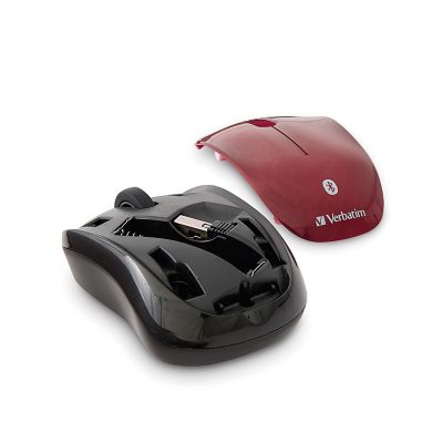 Image showing  Bluetooth Wireless Tablet Multi-Trac Blue LED Mouse, Garnet