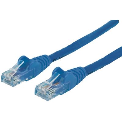 Intellinet Network Solutions 50 ft. CAT-6 Patch Cable, Blue