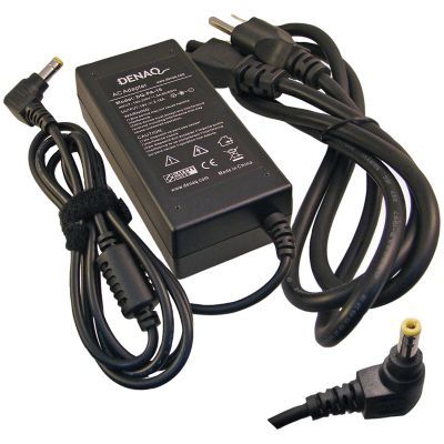 Denaq 19V Replacement AC Adapter for Dell Laptops, Black