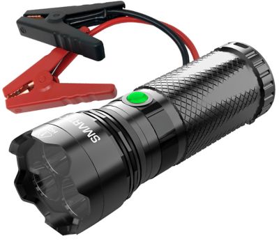 Smartech 8,000 Lumen 6 Mode LED Flashlight with 800A Jump Starter Power Bank