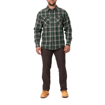 Image showing  Men's Plaid 2-Pocket Flannel Shirt