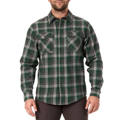 Smith's Workwear Men's Plaid 2-Pocket Flannel Work Shirt