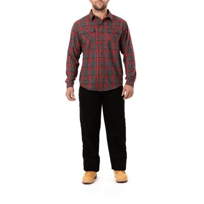 Image showing  Men's Plaid 2-Pocket Flannel Shirt