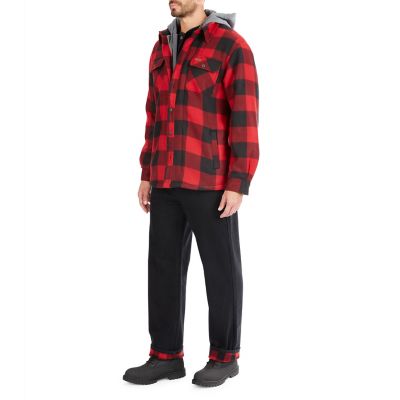 Image showing  Sherpa-Lined Microfleece Shirt Jacket